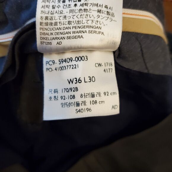 2 Pair Dockers & Wing & Anchor Dockers Khakis 36" x 30" Gray-ish Charcoal & Blue - Picture 6 of 16